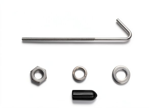 GLSOWEE J Hook Battery Hold Down Bolts 10 Inch Stainless Steel Premium-1