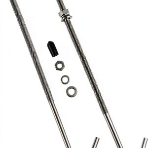 GLSOWEE J Hook Battery Hold Down Bolts 10 Inch Stainless Steel Premium-0