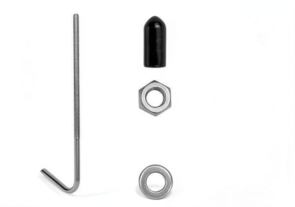 GLSOWEE J Hook Battery Hold Down Bolts 10 Inch Stainless Steel Premium-2
