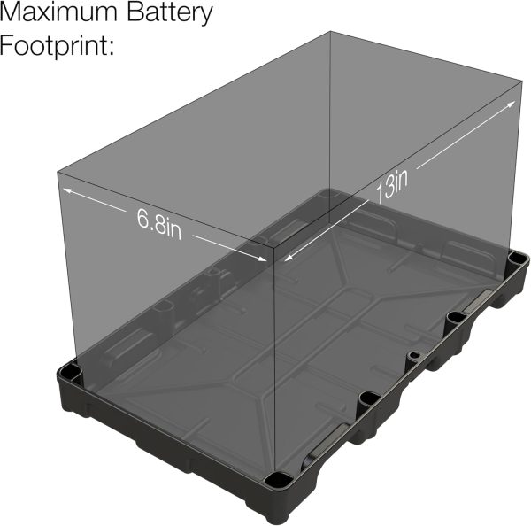 Battery Tray NOCO BT31S Heavy‑Duty Marine RV Battery Tray-6