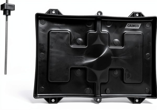 Camco Battery Tray for Group 24/24M Batteries Heavy Duty Plastic-3