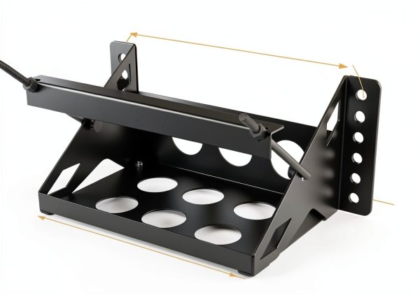 Pilida Steel Battery Tray for Automotive 10.6x7.1x7.5in PA-11036057A-2