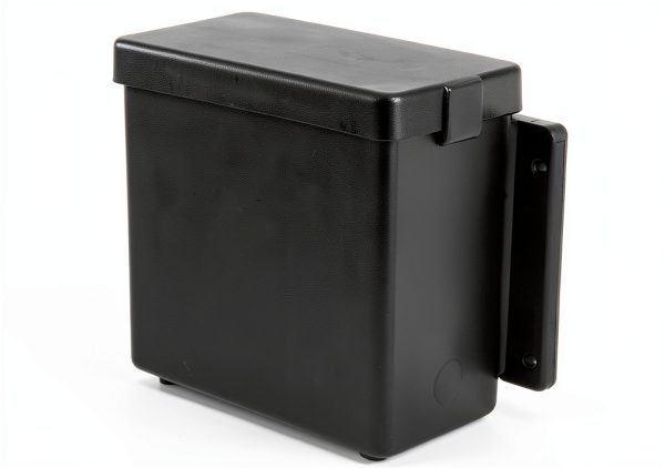 Curt Breakaway Battery Case Model 52022 Black Polyethylene Lid-0