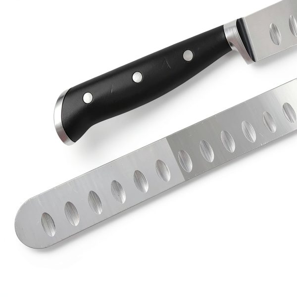 Brisket Knife SPITJACK 11" Granton Edge Carving Knife for BBQ & Turkey-3