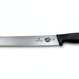 Victorinox Fibrox 10-Inch Slicing Knife with Round Tip Black Handle-0