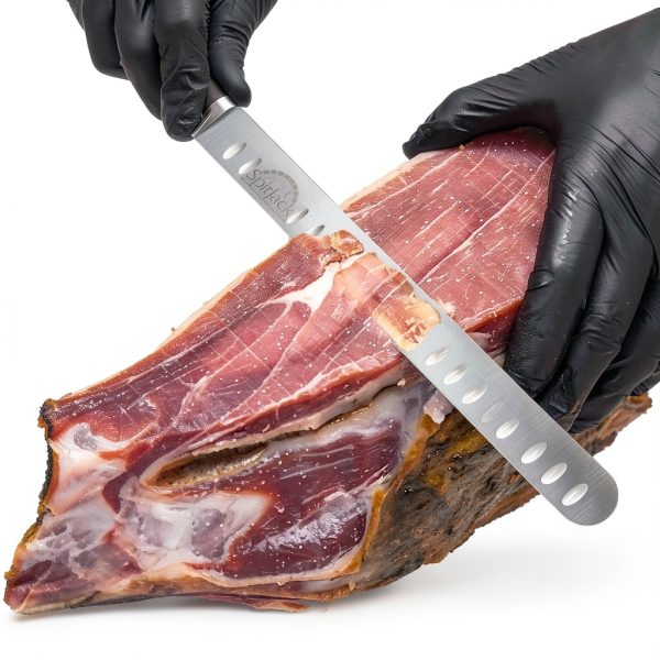 Brisket Knife SPITJACK 11" Granton Edge Carving Knife for BBQ & Turkey-6