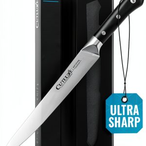 Turkey Carving Knife Cutluxe 9" Full Tang Razor Sharp German Steel-0