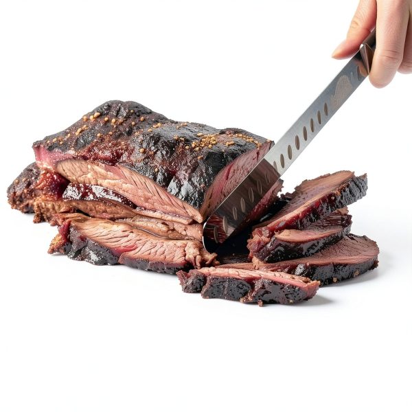 Brisket Knife SPITJACK 11" Granton Edge Carving Knife for BBQ & Turkey-5