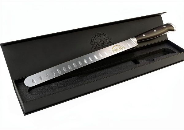Brisket Knife SPITJACK 11" Granton Edge Carving Knife for BBQ & Turkey-4