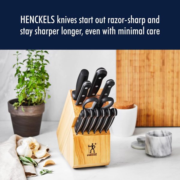 HENCKELS Solution Razor-Sharp 8-inch Carving Knife, German Engineered Informed by 100+ Years of Mastery, Black/Stainless Steel-5