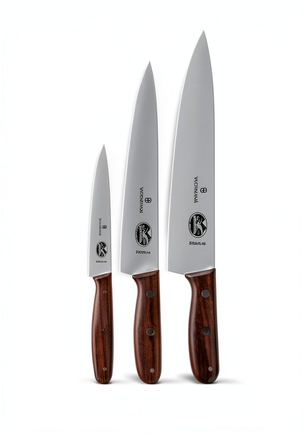 Victorinox Wood Carving Set 3-Piece Maple Handles 12cm Steel Blades-0