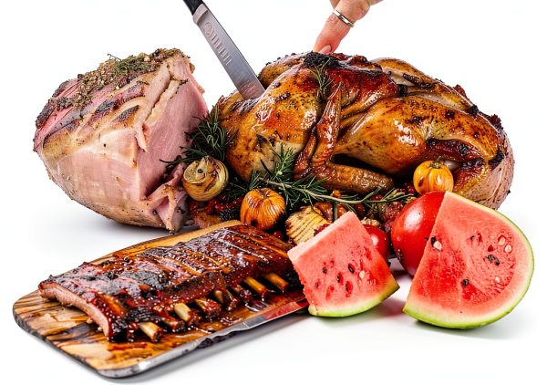 Brisket Knife SPITJACK 11" Granton Edge Carving Knife for BBQ & Turkey-2