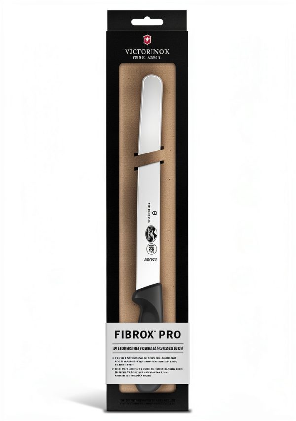 Victorinox Fibrox 10-Inch Slicing Knife with Round Tip Black Handle-1
