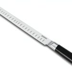 Babish High-Carbon 1.4116 German Steel 12 Inch Full Tang Forged Super Slicer Carving Kitchen Knife, Brisket, Meat and BBQ Knife W/Granton Edge-0