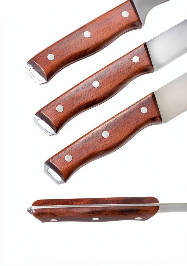 Professional Brisket Carving Knife Set Naitesen 3PCS Rosewood 10in/7in-4