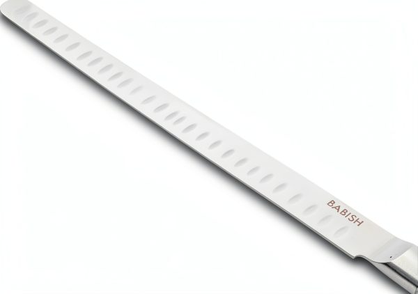 Babish High-Carbon 1.4116 German Steel 12 Inch Full Tang Forged Super Slicer Carving Kitchen Knife, Brisket, Meat and BBQ Knife W/Granton Edge-4
