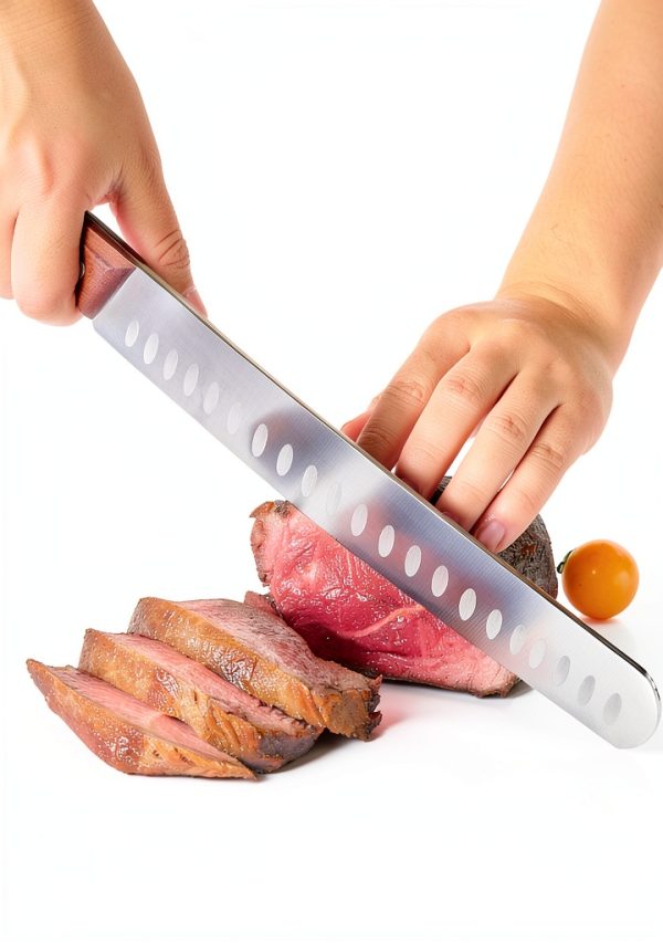 Professional Brisket Carving Knife Set Naitesen 3PCS Rosewood 10in/7in-2