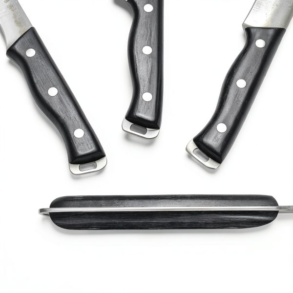 Professional butcher knife set Naitesen hand-forged steel bullnose-4