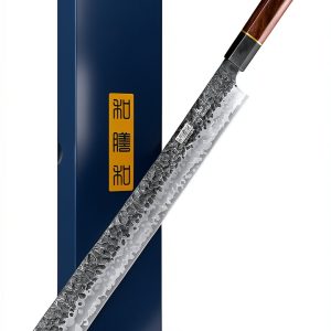 Brisket Slicing Knife HOSHANHO 12" Carving Knife with Rosewood Handle-0